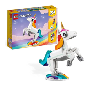 LEGO 31140 Creator Unicorno Magico con Arcobaleno